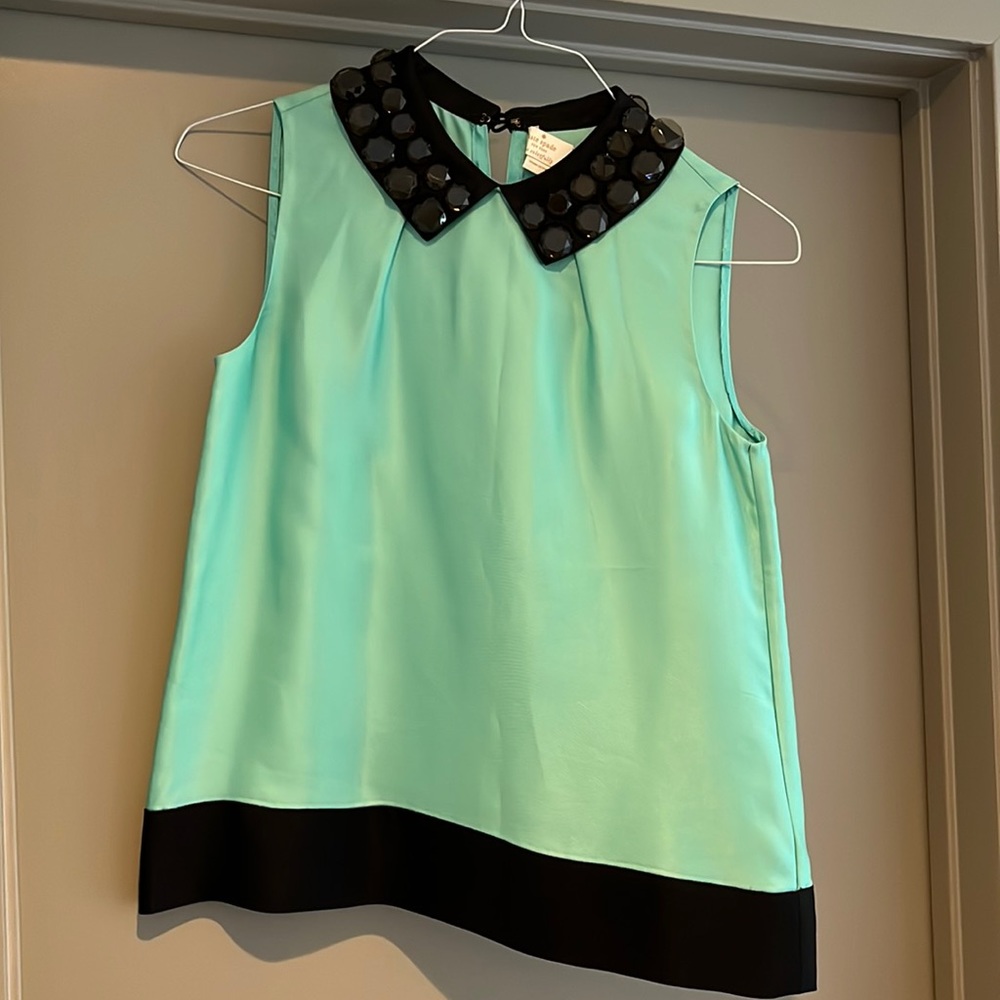 Kate Spade embellished collar shirt